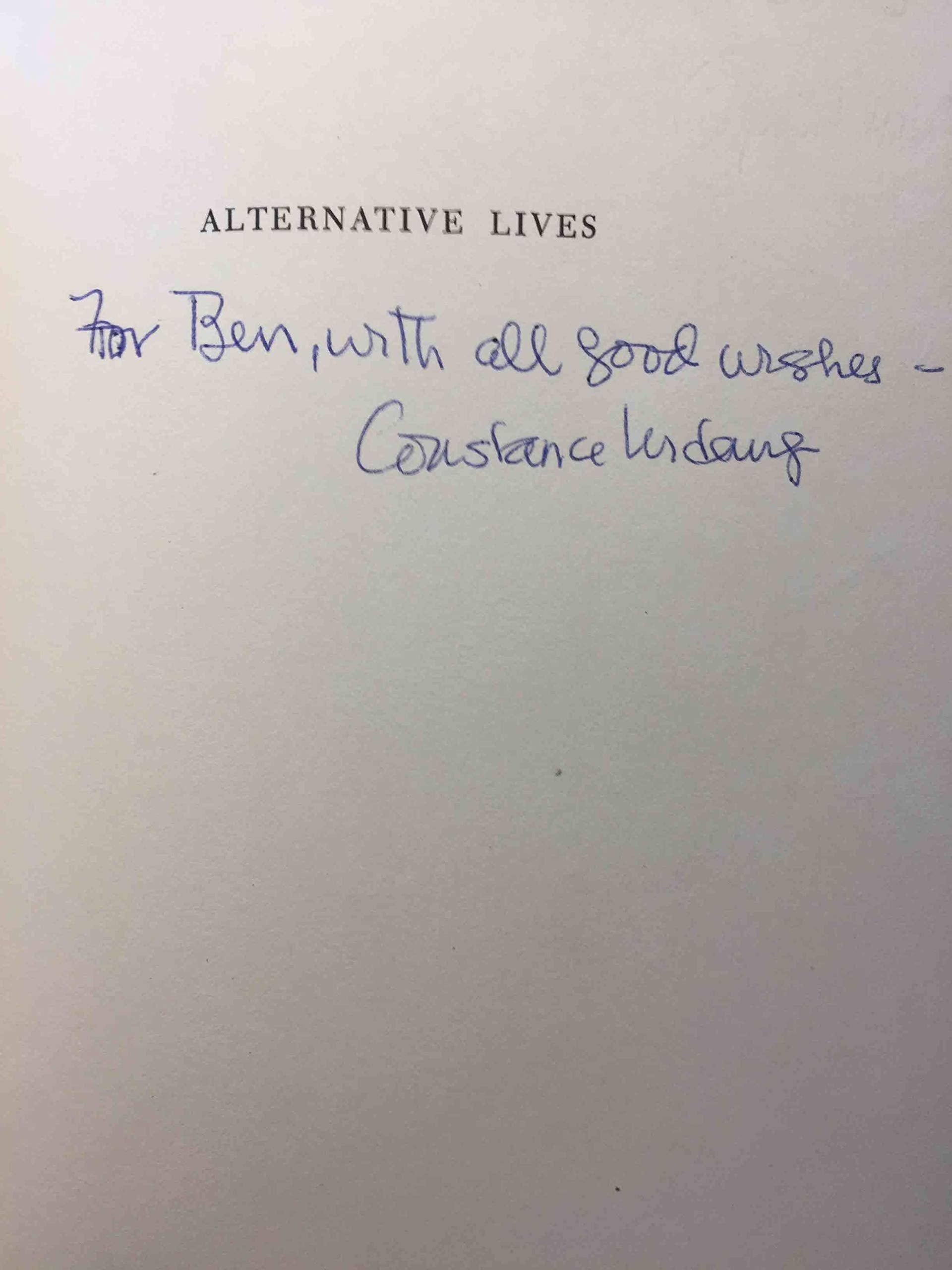 Alternative Lives (Pitt Poetry Series),Used