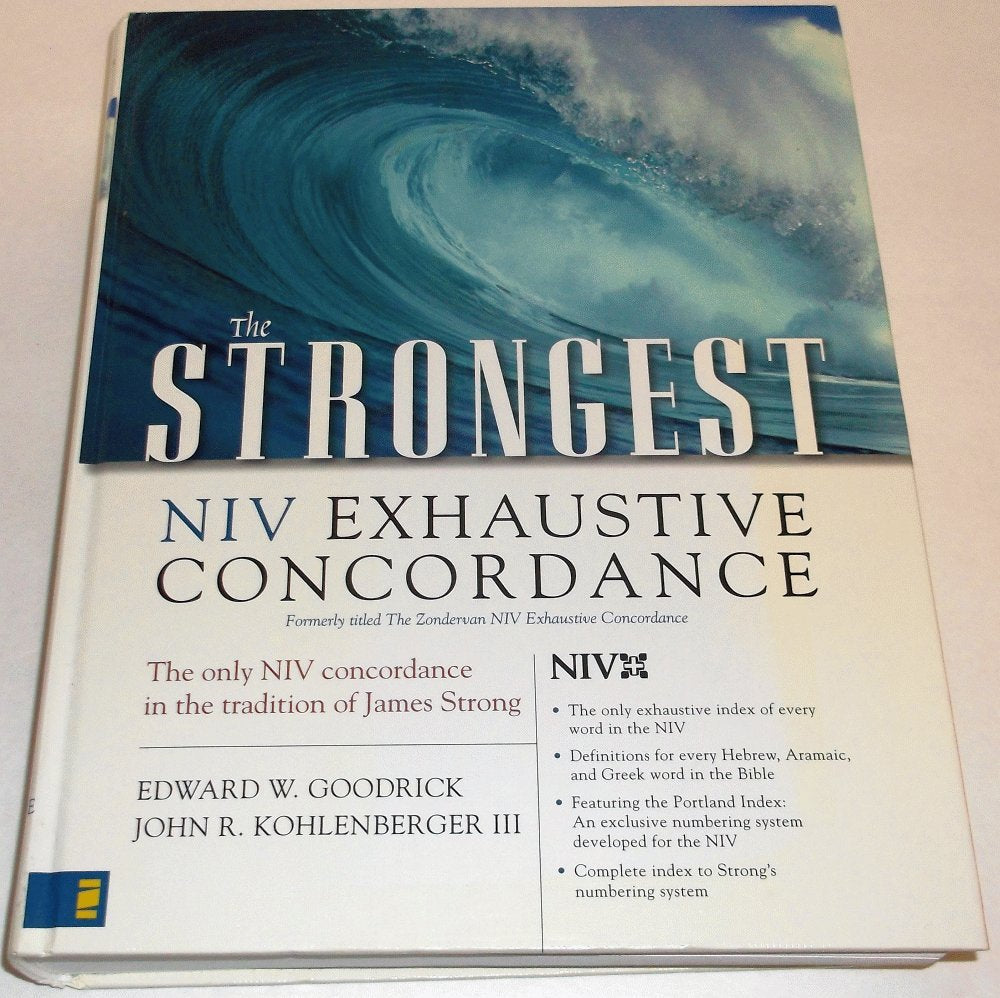 The Strongest NIV Exhaustive Concordance (Strongest Strong's),New