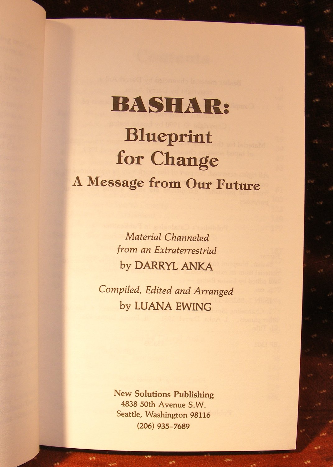 Bashar: Blueprint for Change : A Message from Our Future,New