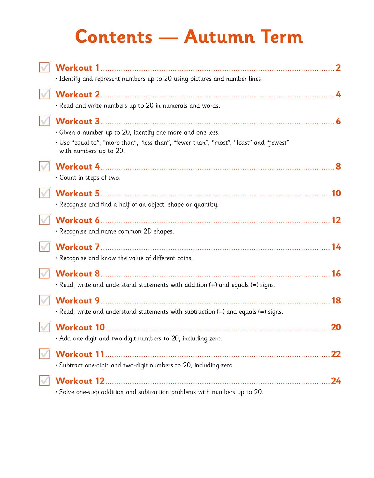 New KS1 Maths 10Minute Weekly Workouts Year 1 (CGP KS1 Maths),Used