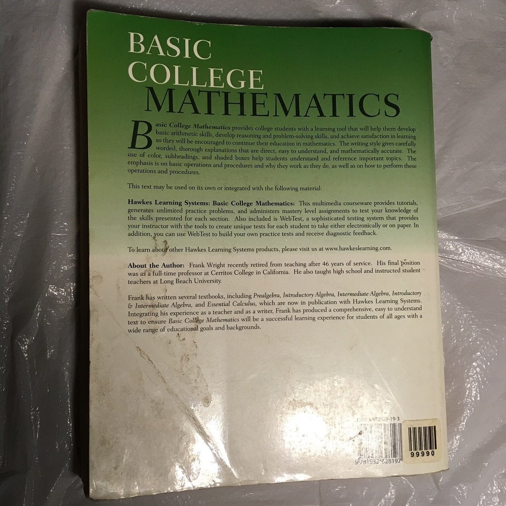 Basic Mathematics 8th ed Softcover,Used