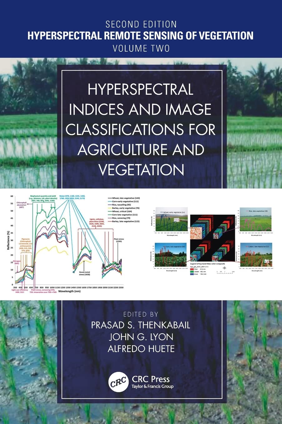 Hyperspectral Indices and Image Classifications for Agriculture and Vegetation: Hyperspectral Remote Sensing of Vegetation (Hype,Used