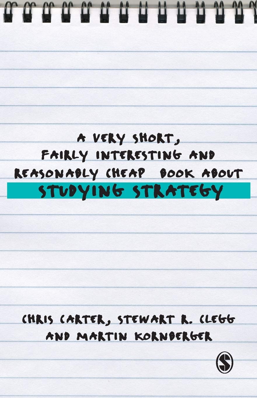A Very Short, Fairly Interesting and Reasonably Cheap Book About Studying Strategy (Very Short, Fairly Interesting & Cheap Books,Used