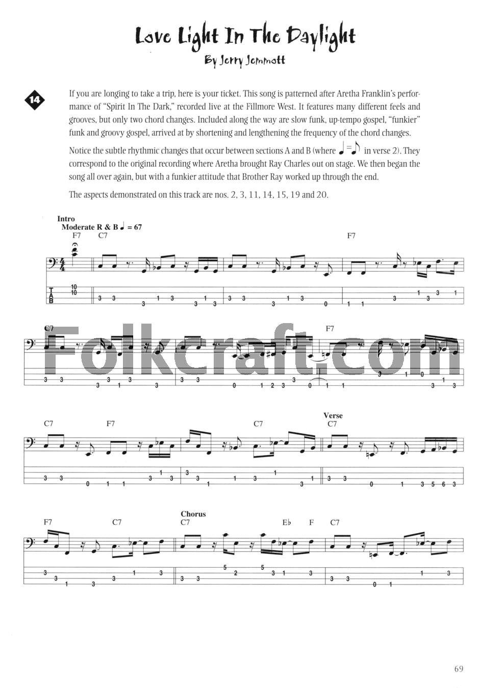 Jerry Jemmott Blues and Rhythm & Blues Bass Technique (Bass Builders),Used