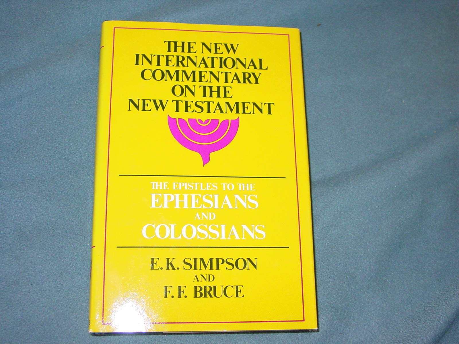 The Epistles to the Colossians, to Philemon, and to the Ephesians (New International Commentary on the New Testament (NICNT)),New