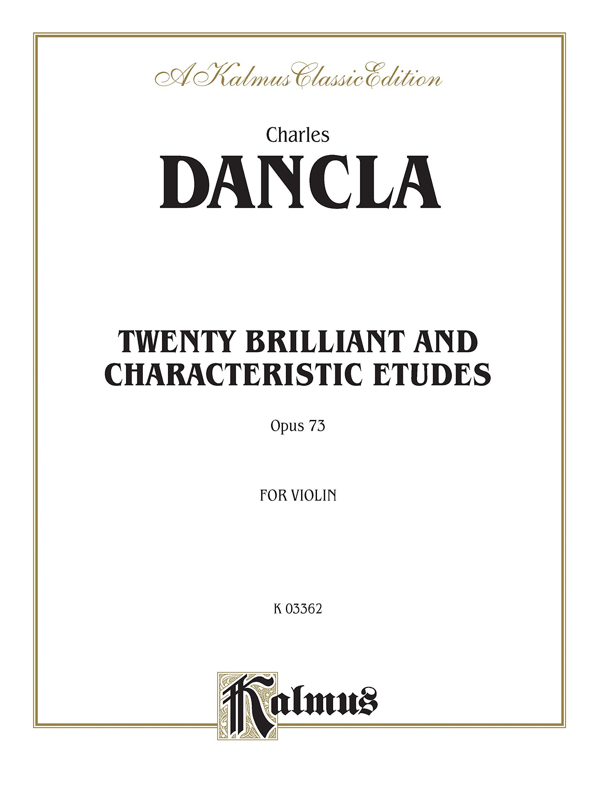 Twenty Brilliant and Characteristic Etudes, Op. 73 (Kalmus Edition),Used