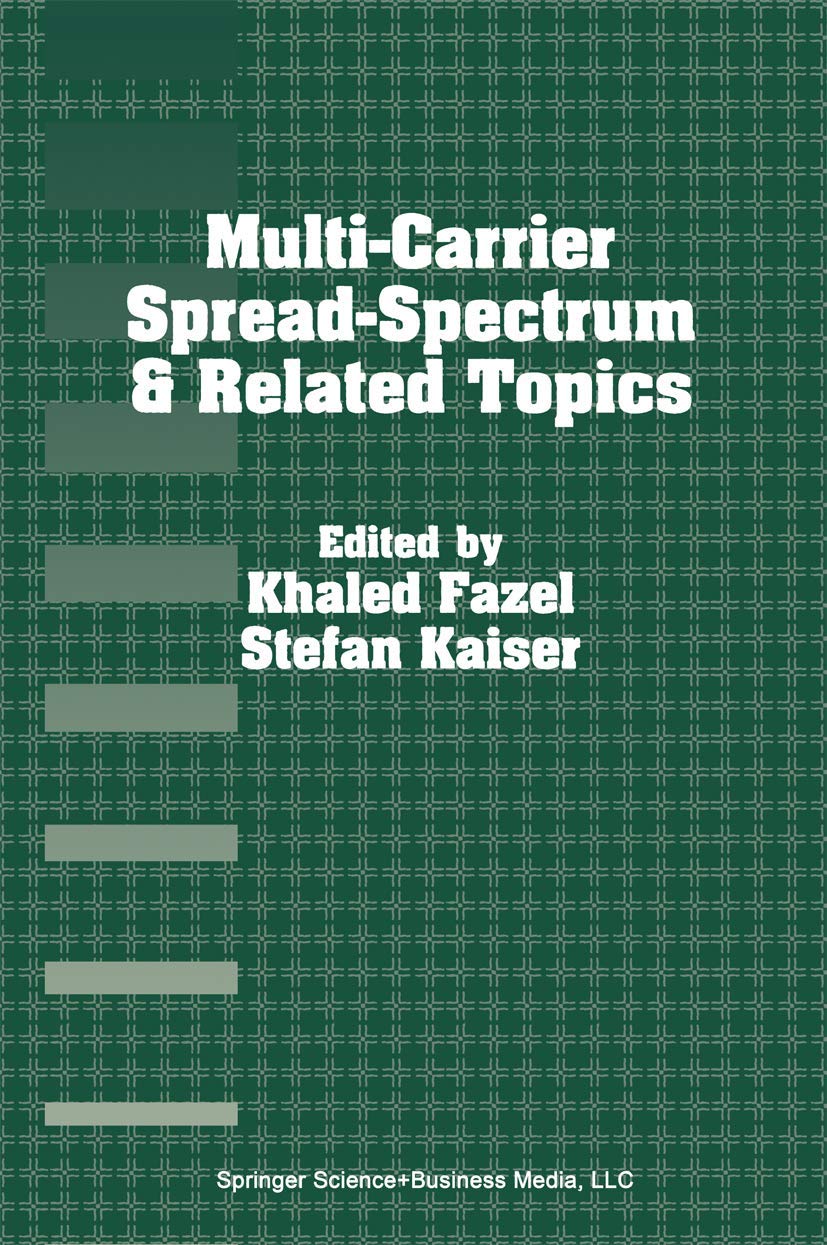 MultiCarrier SpreadSpectrum & Related Topics: Third International Workshop, September 2628, 2001, Oberpfafenhofen, Germany,Used
