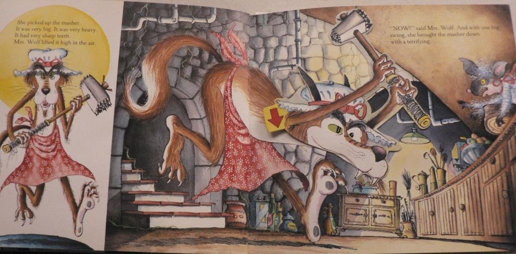 Mrs. Wolf: A 3Dimensional Picture Book (PopUp, PullTab LiftTheFlap Book),Used