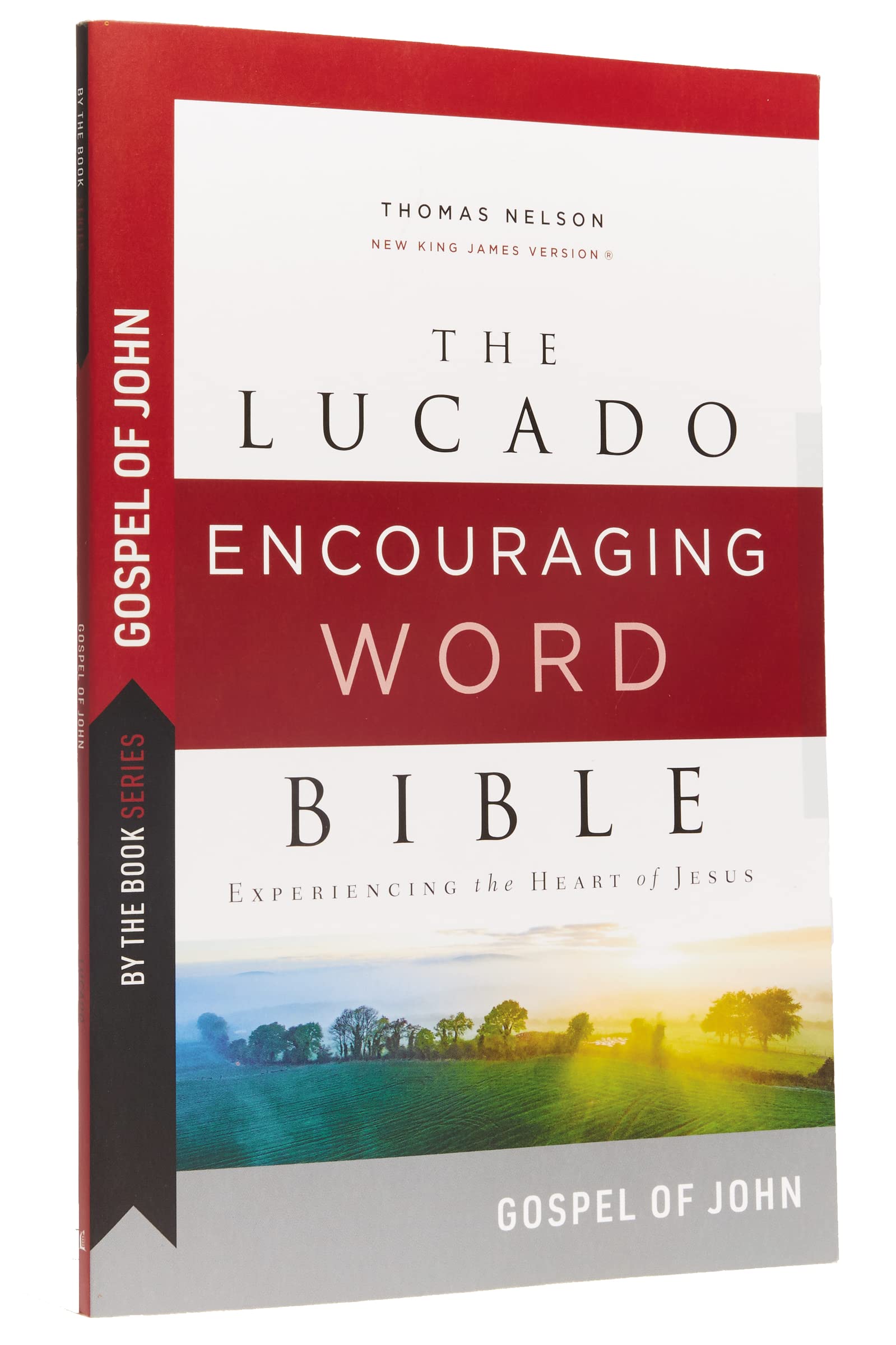 By the Book Series: Lucado, Gospel of John, Paperback, Comfort Print: Experiencing the Heart of Jesus,Used