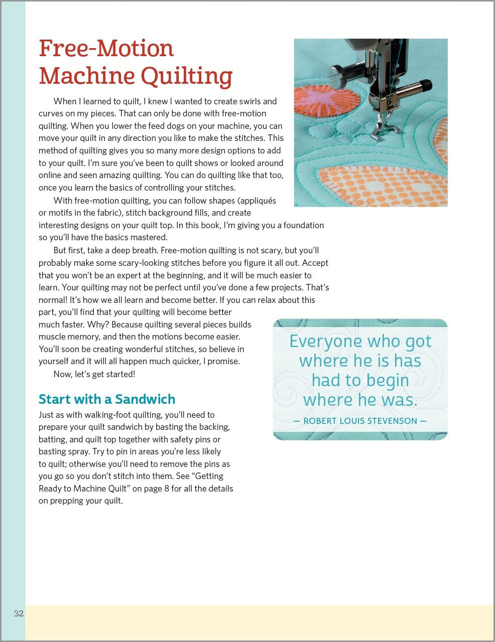 Pat Sloan's Teach Me to Machine Quilt: Learn the Basics of Walking Foot and FreeMotion Quilting,Used