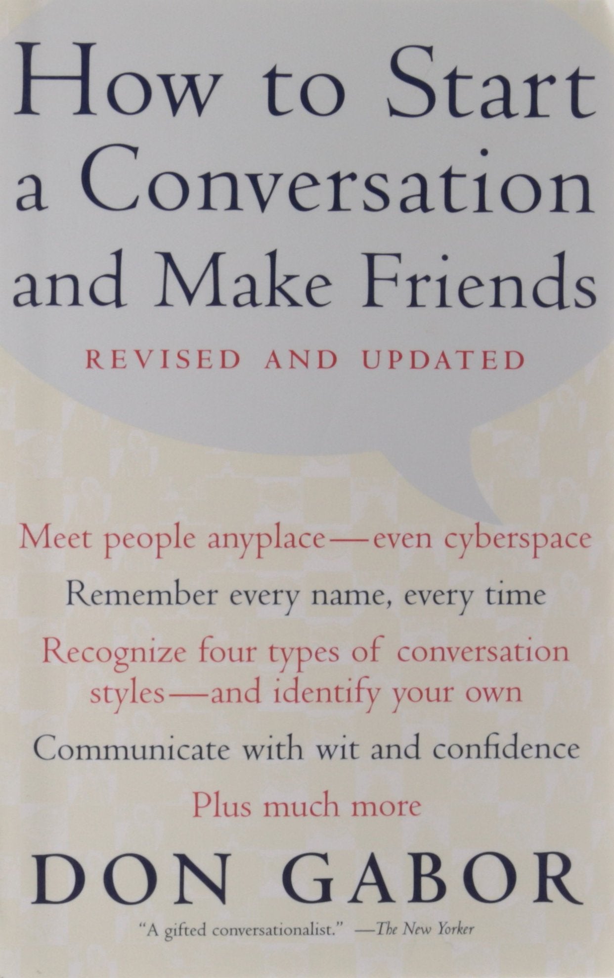 How To Start A Conversation And Make Friends,New