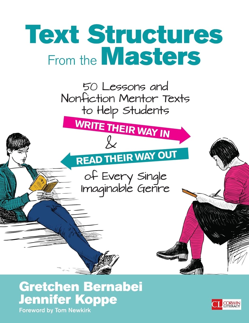Text Structures From the Masters: 50 Lessons and Nonfiction Mentor Texts to Help Students Write Their Way In and Read Their Way ,Used