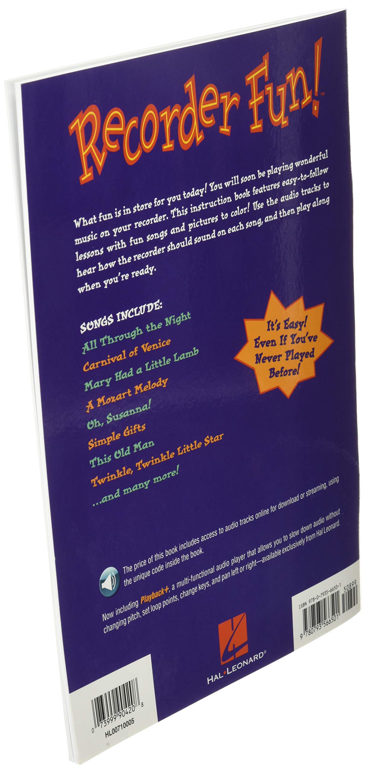 Recorder Fun! Teach Yourself the Easy Way!,Used