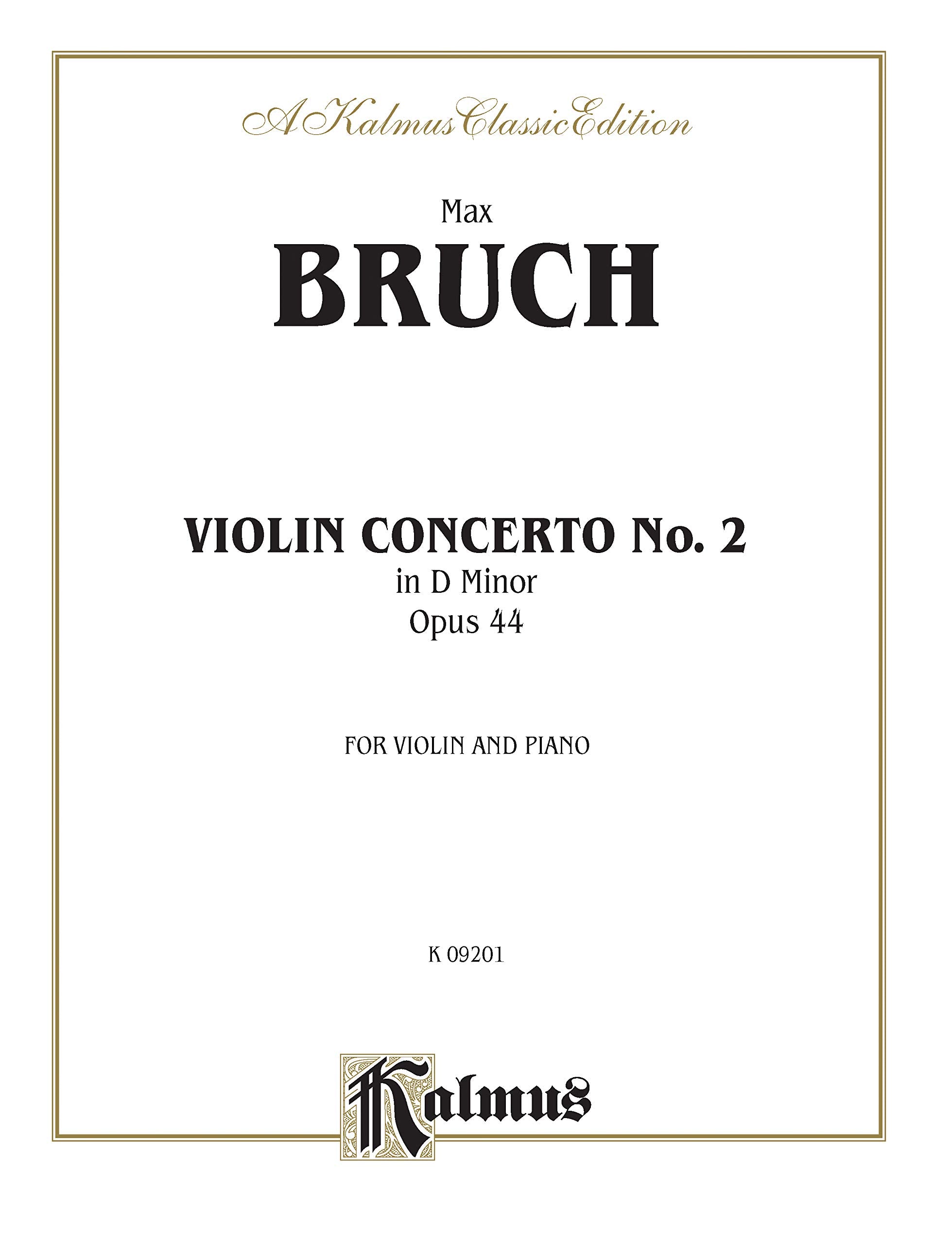 Violin Concerto in D Minor, Op. 44 (Kalmus Edition),Used