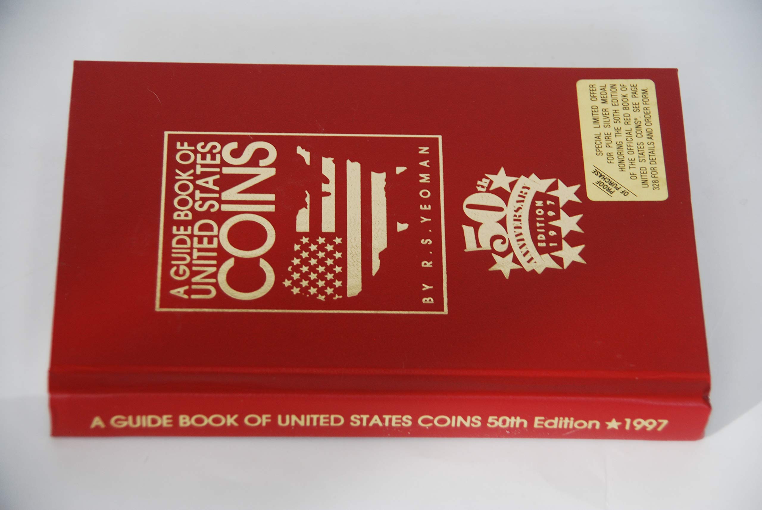A Guide Book Of United States Coins, 1997, 50Th Anniversary Edition,New