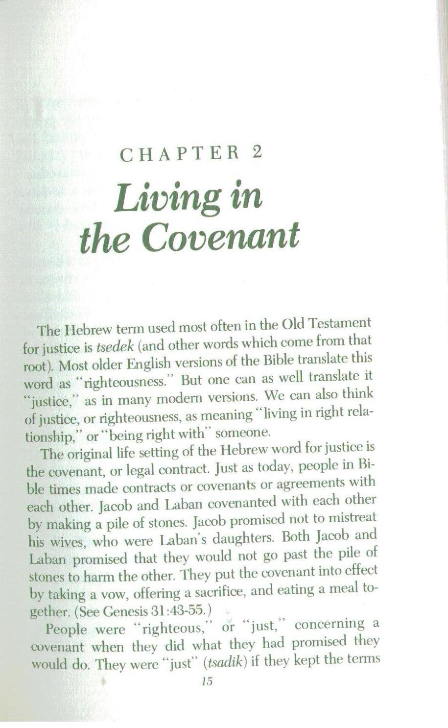 Doing What Is Right: What the Bible Says About Covenant and Justice (Peace and Justice Series, Vol 7),Used