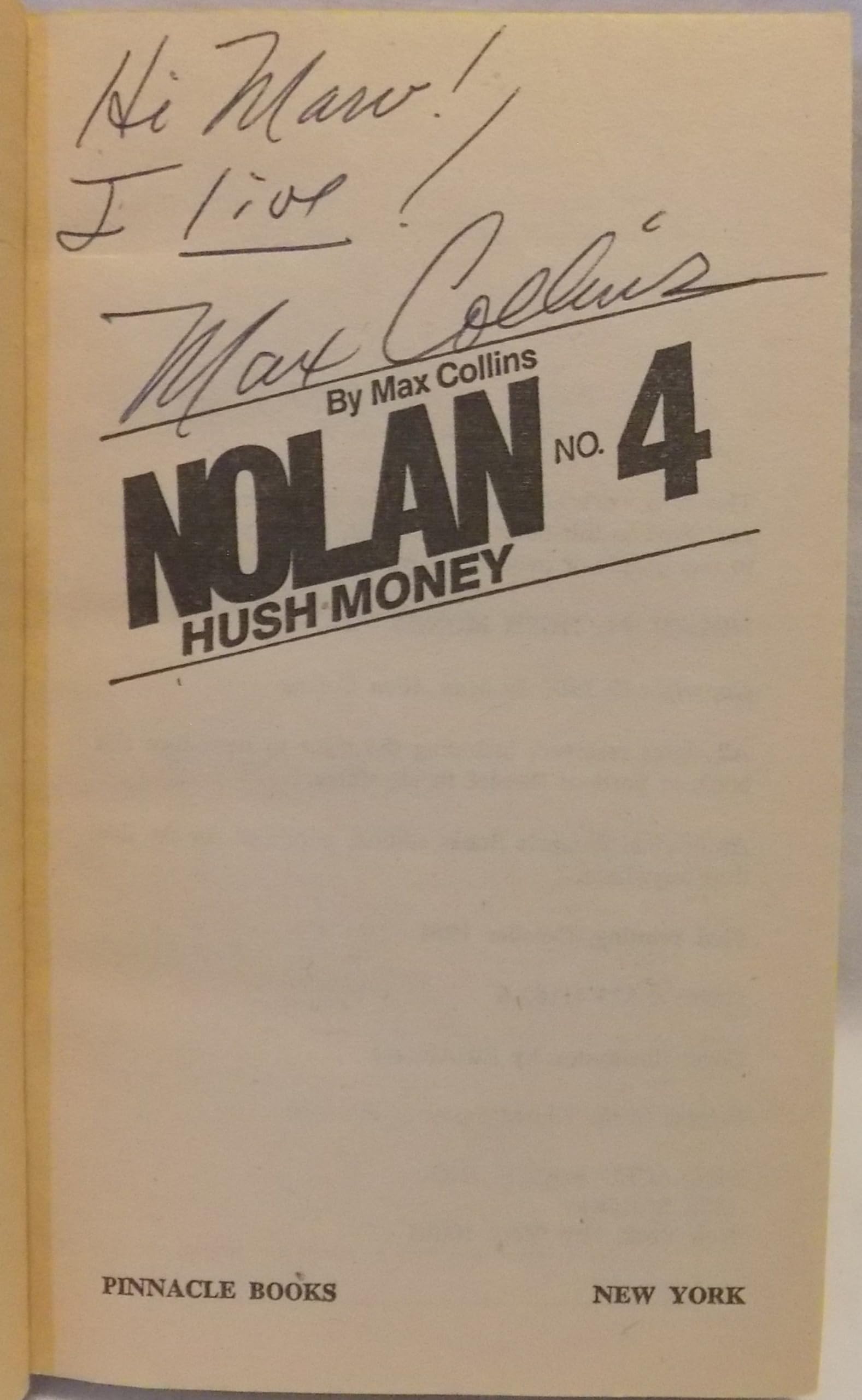 Hush Money,Used