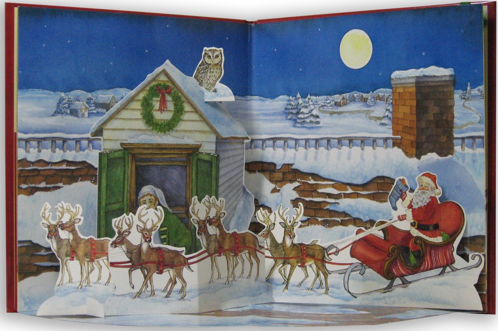 The Night Before Christmas: A Book And Paper Doll Foldout Play Set (Activity Book, Christmas) (Activity Book Series),Used