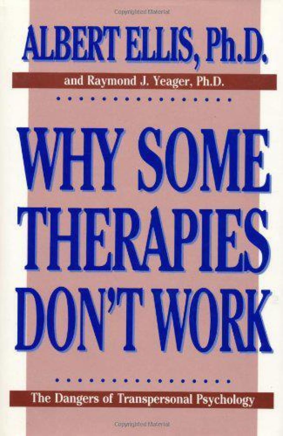 Why Some Therapies Don't Work (Psychology),Used