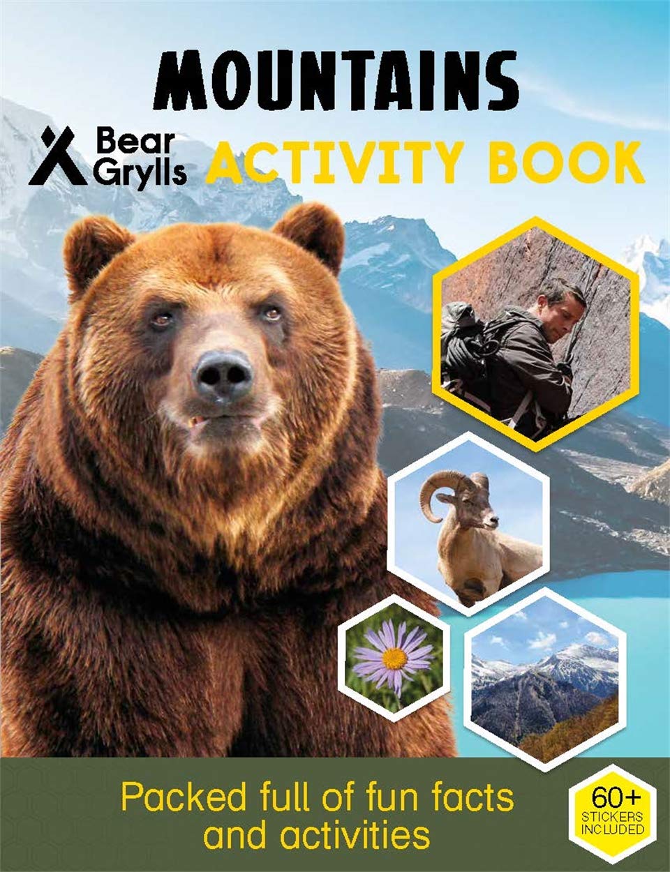 Bear Grylls Sticker Activity: Mountains,Used
