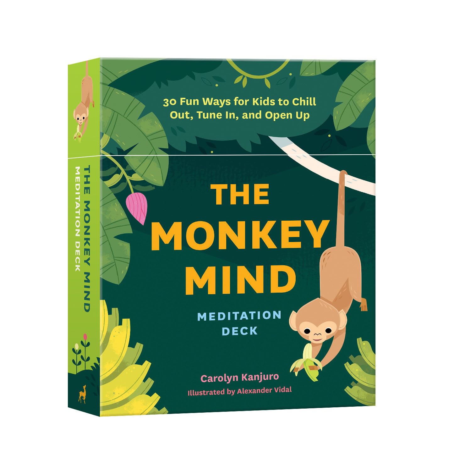 The Monkey Mind Meditation Deck: 30 Fun Ways for Kids to Chill Out, Tune In, and Open Up,New