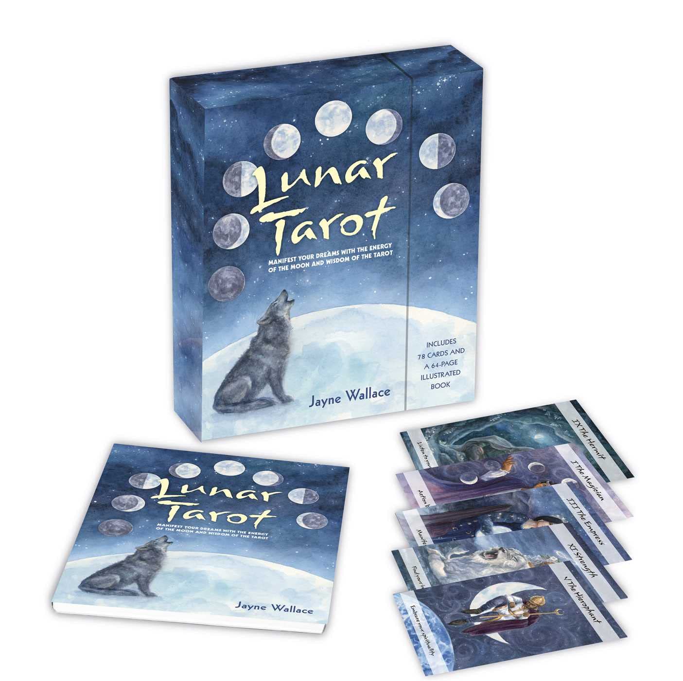 Lunar Tarot: Manifest Your Dreams With The Energy Of The Moon And Wisdom Of The Tarot,New