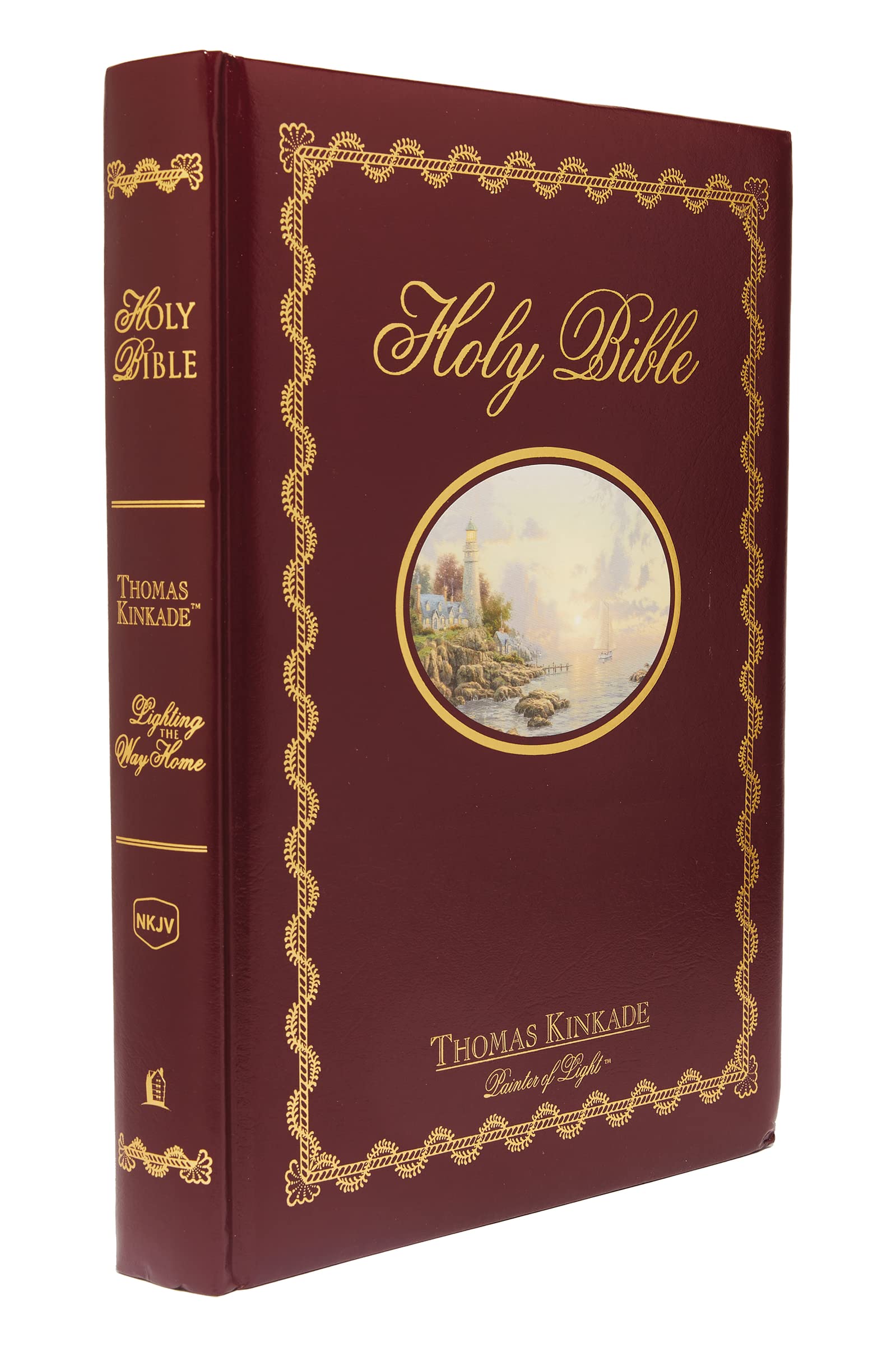 NKJV, Lighting the Way Home Family Bible, Hardcover, Red Letter: Holy Bible, New King James Version,New