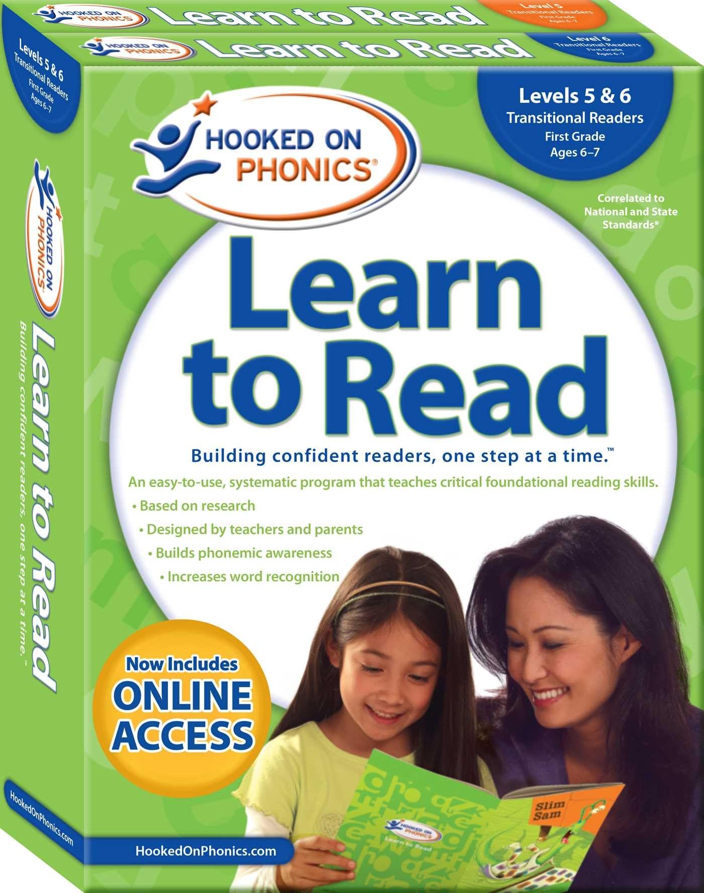 Hooked on Phonics Learn to Read  Levels 5&6 Complete: Transitional Readers (First Grade  Ages 67) (3) (Learn to Read Complete ,New