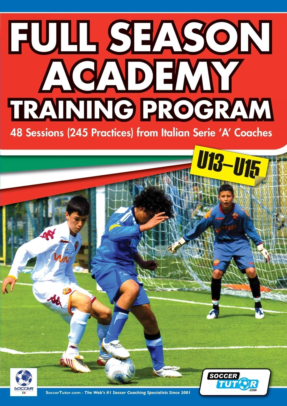 Full Season Academy Training Program U1315  48 Sessions (245 Practices) from Italian Series 'a' Coaches,Used