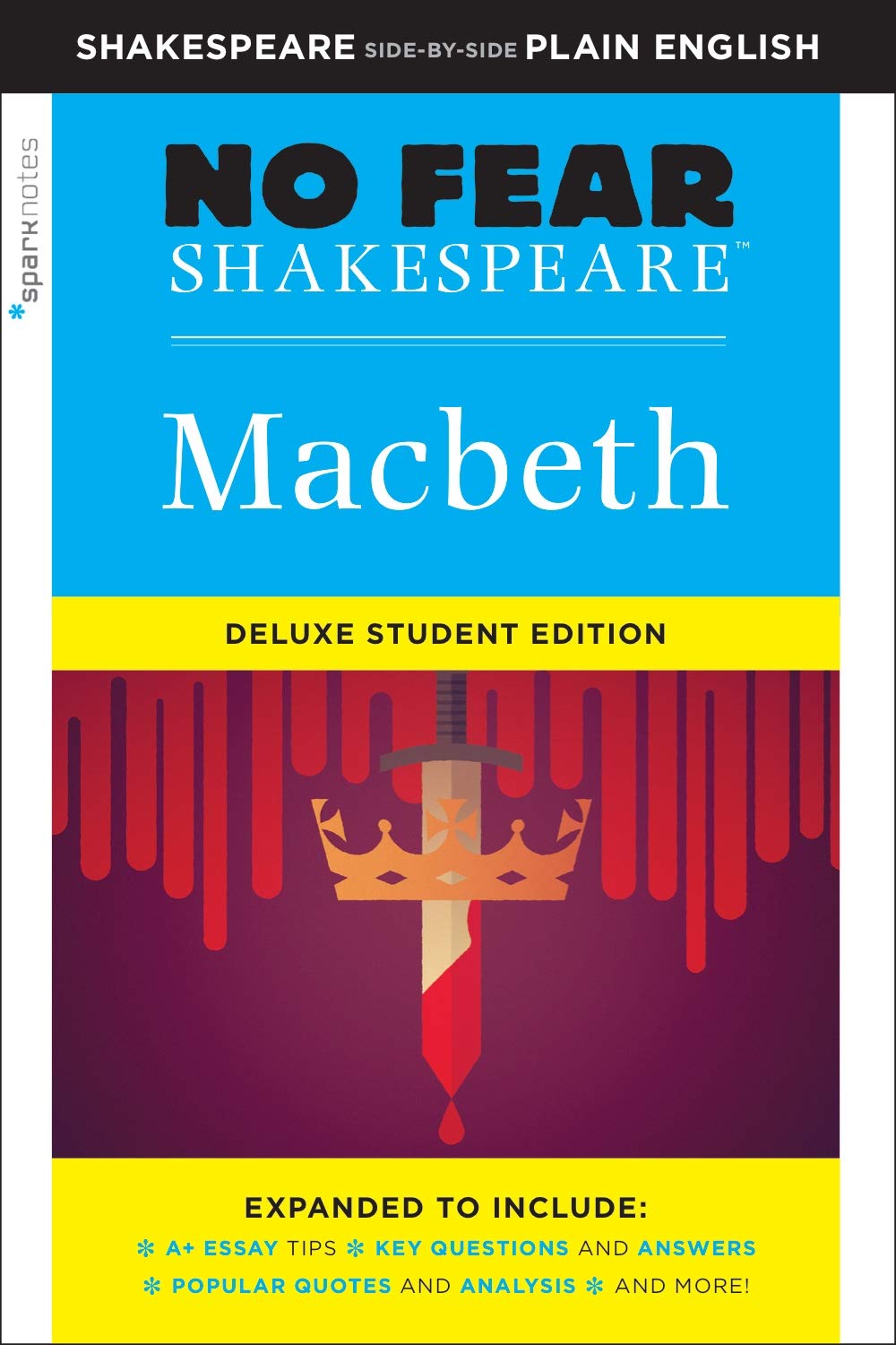 Macbeth: No Fear Shakespeare Deluxe Student Editions Shakespeare SidebySide Plain English (Volume 28),New