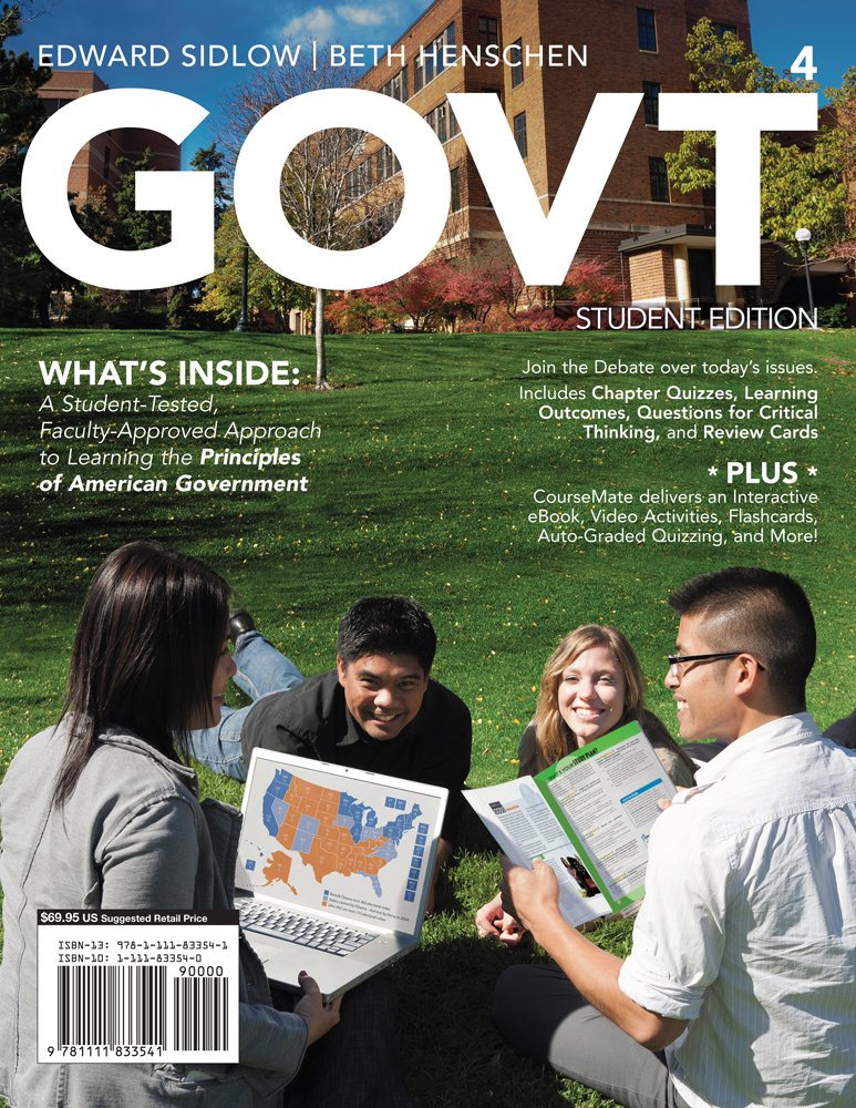 GOVT, 4th, Student Edition,Used