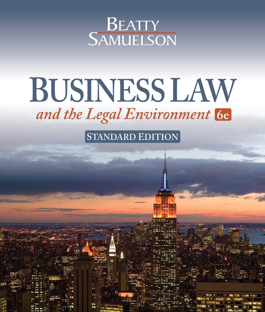 Business Law and the Legal Environment, Standard Edition,Used