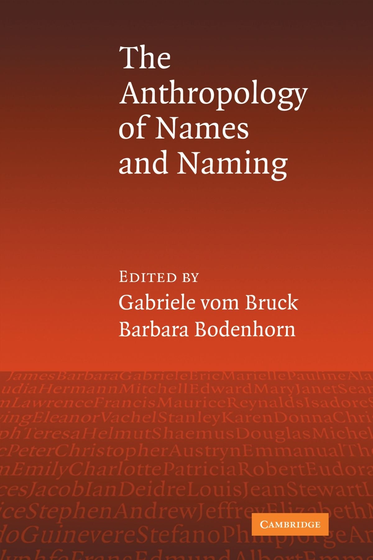 An Anthropology Of Names And Naming