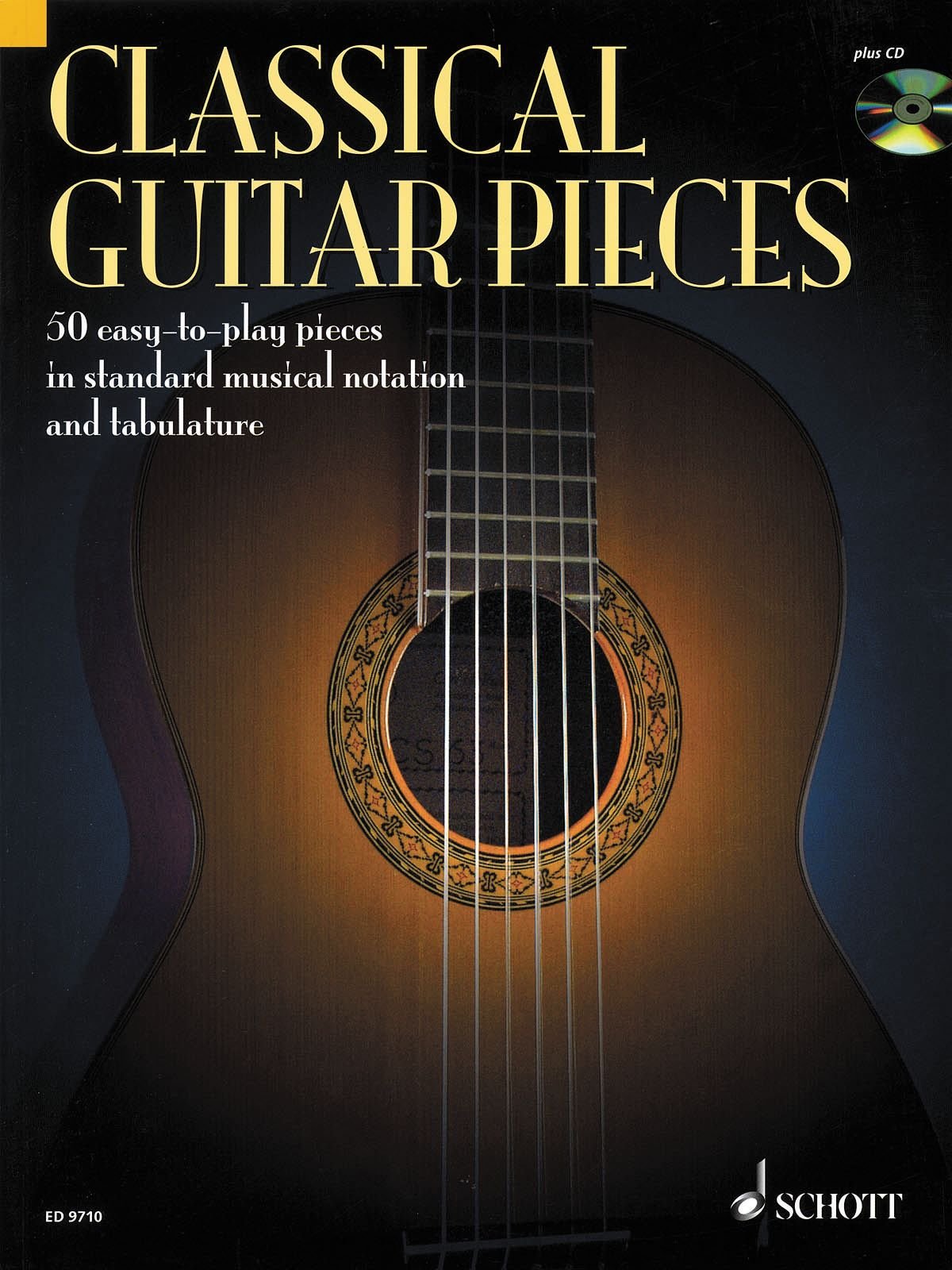 Classical Guitar Pieces: 50 Easy to Play Pieces,Used
