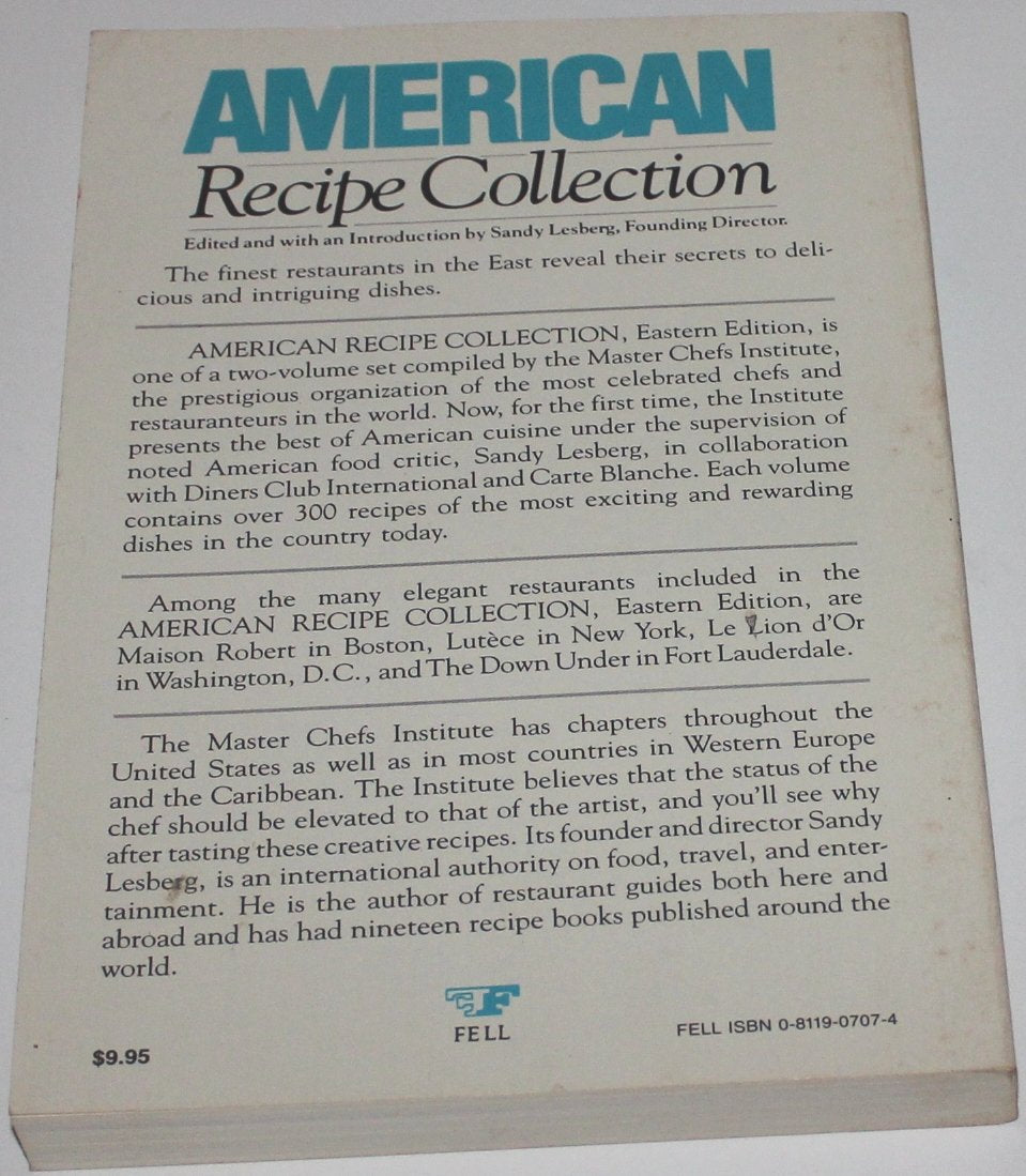 American Recipe Collection Eastern,Used