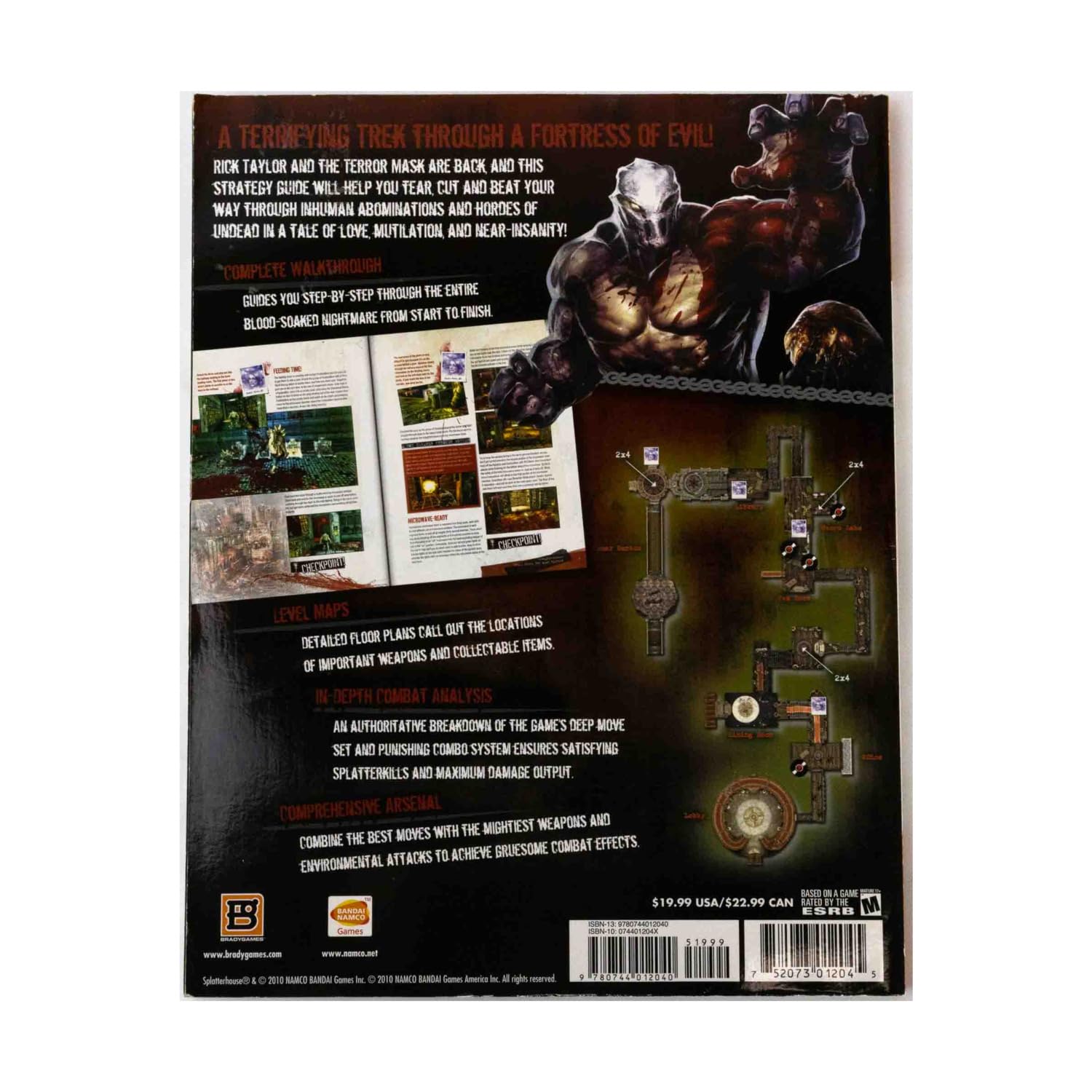 Splatterhouse Official Strategy Guide,Used
