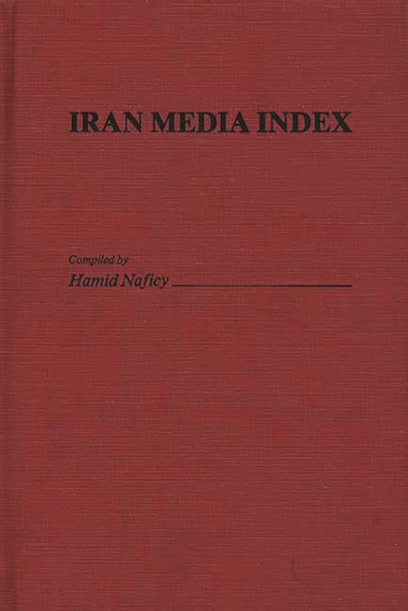 Iran Media Index (Bibliographies and Indexes in World History),Used