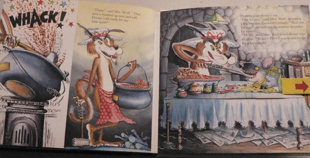 Mrs. Wolf: A 3Dimensional Picture Book (PopUp, PullTab LiftTheFlap Book),Used