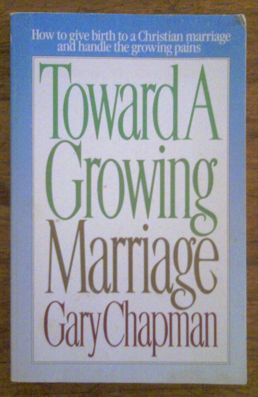 Toward a growing marriage,Used
