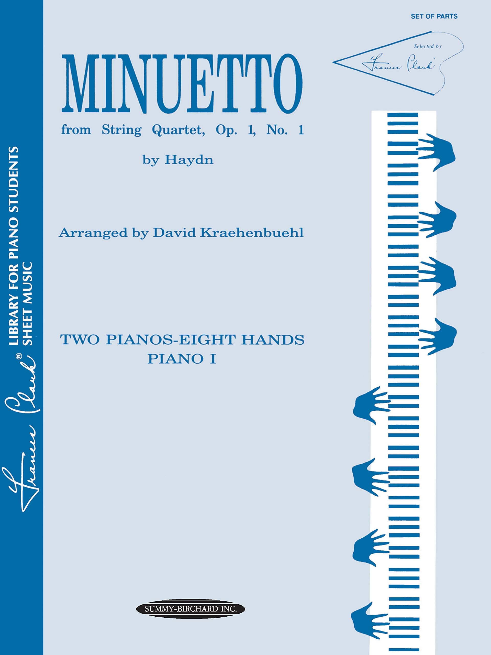 Minuetto From String Quartet, Op. 1, No. 1: Sheet,New