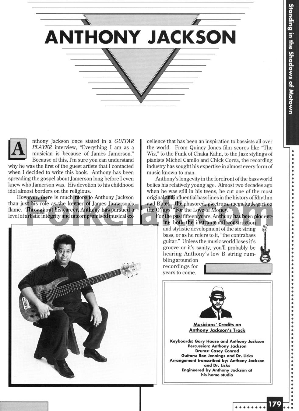 Standing in the Shadows of Motown: The James Jamerson Bass Method Classic Motown Bass Lines and Biographical Tribute with Onli,Used