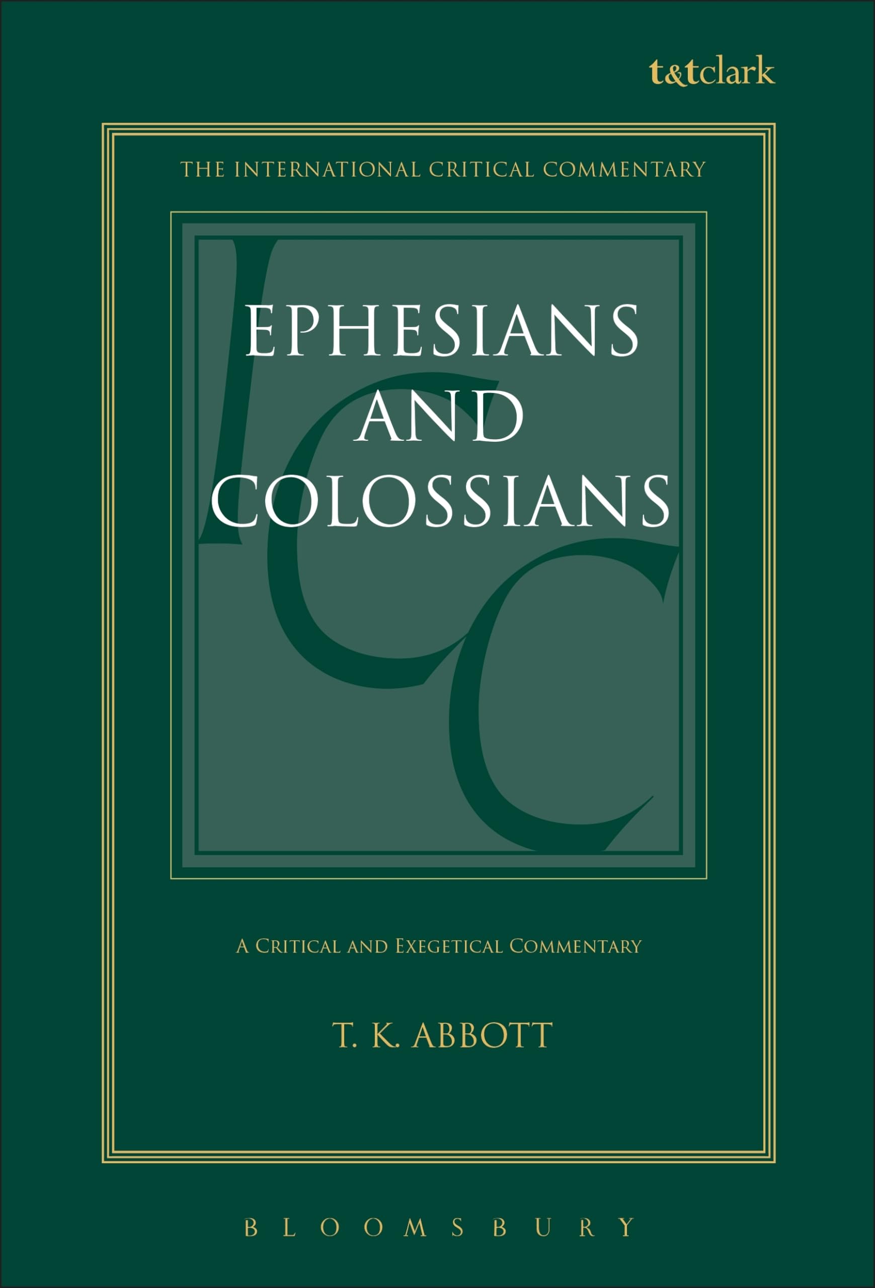 A Critical and Exegetical Commentary on the Epistles to the Ephesians and Colossians (International Critical Commentary),Used