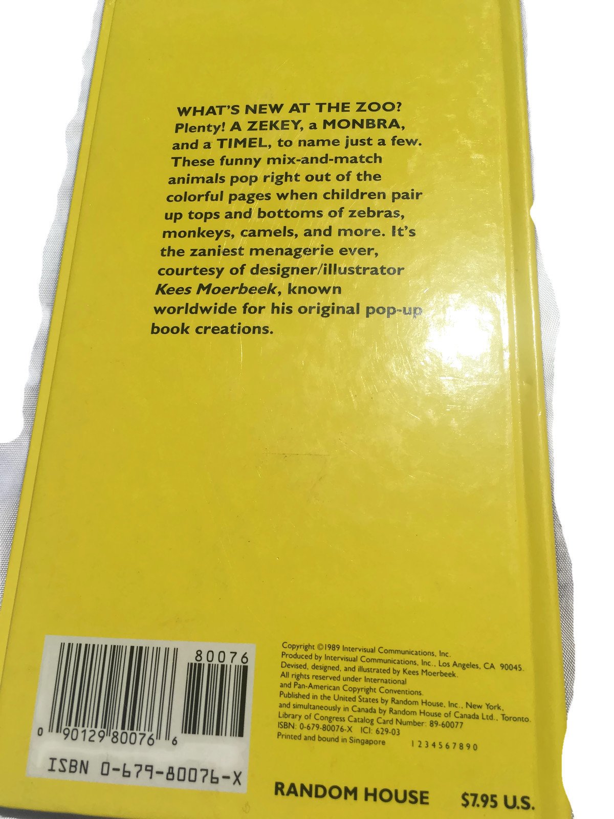 NEW AT THE ZOO (MixAndMatch PopUp Book),New