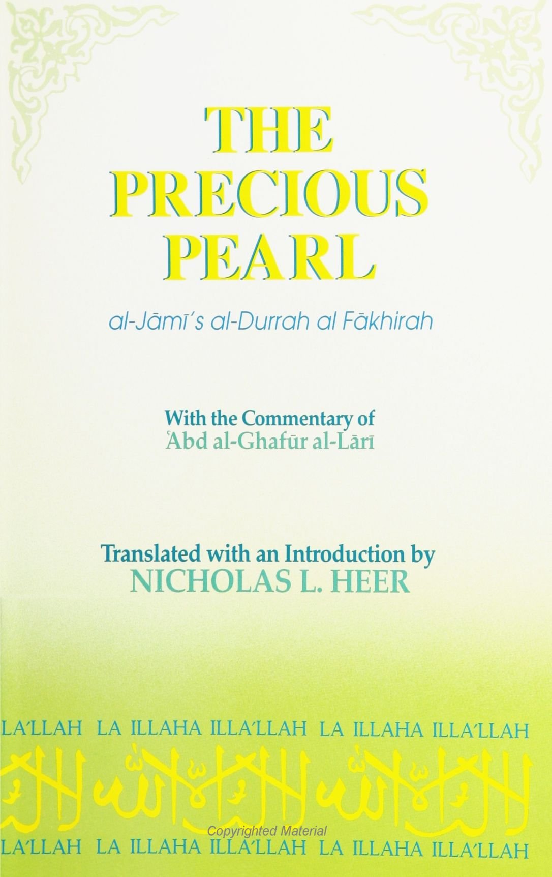 The Precious Pearl (Studies in Islamic Philosophy and Science),Used