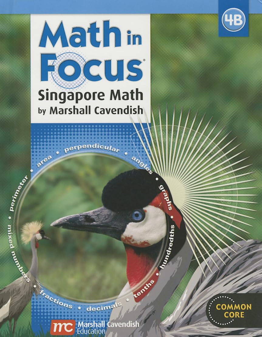Math in Focus: Singapore Math: Student Edition, Book B Grade 4 2013,Used
