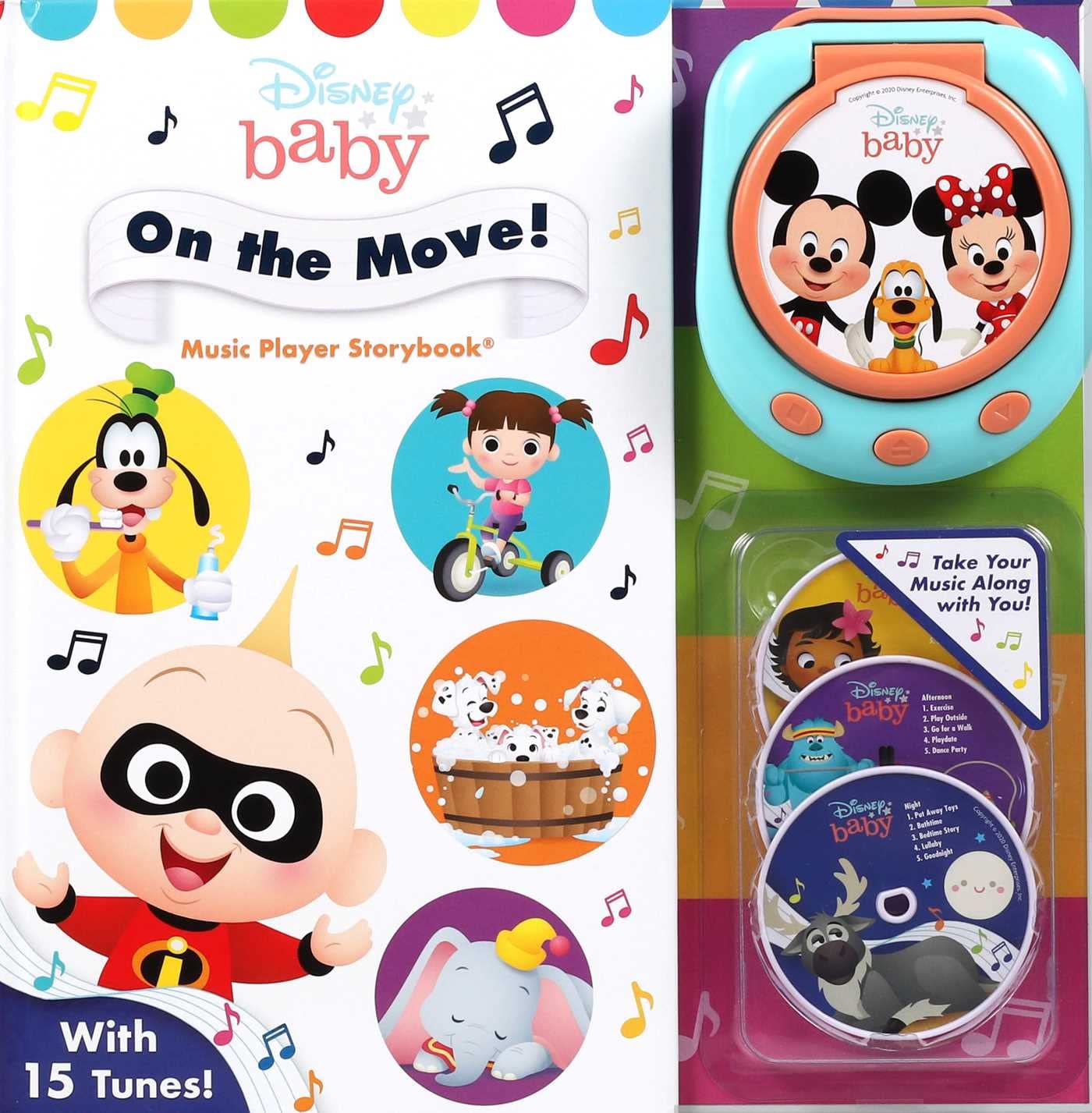 Disney Baby: On the Move! Music Player (Music Player Storybook),Used