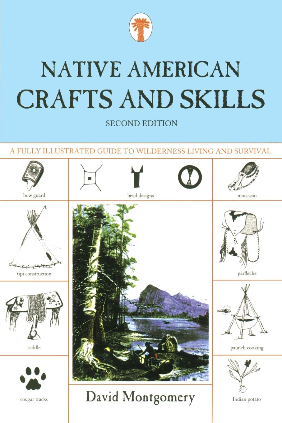 Native American Crafts and Skills: A Fully Illustrated Guide To Wilderness Living And Survival,Used