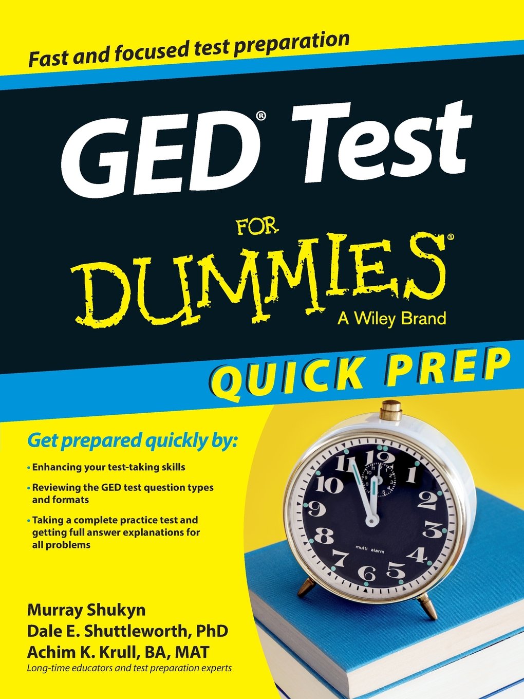 GED Test For Dummies, Quick Prep Edition (For Dummies Series),New
