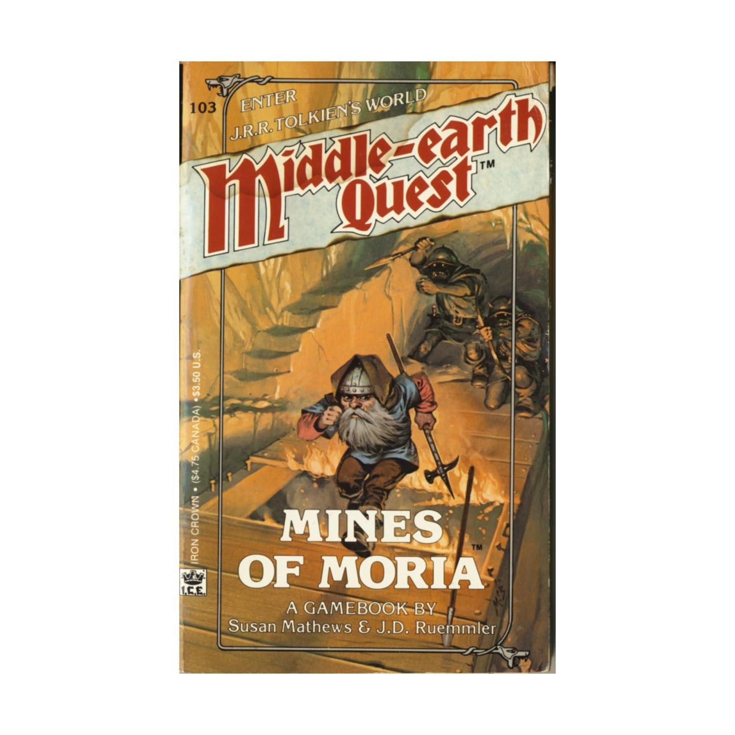 The Mines Of Moria (Middle Earth Quest, No. 3)