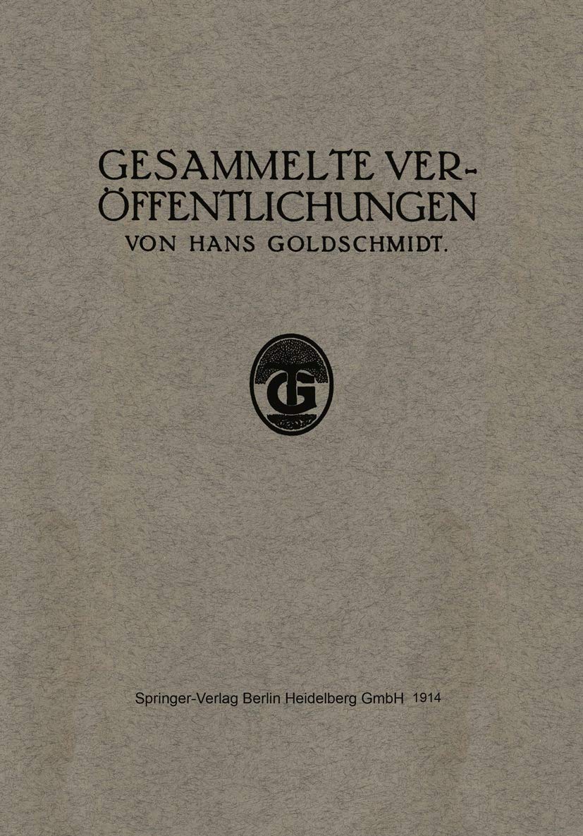 Gesammelte Verffentlichungen (German Edition),Used